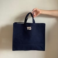 DRESSSEN  MARKET BAG [◉LARGE]  MLL1   “YES“  DARK NAVY COLOR