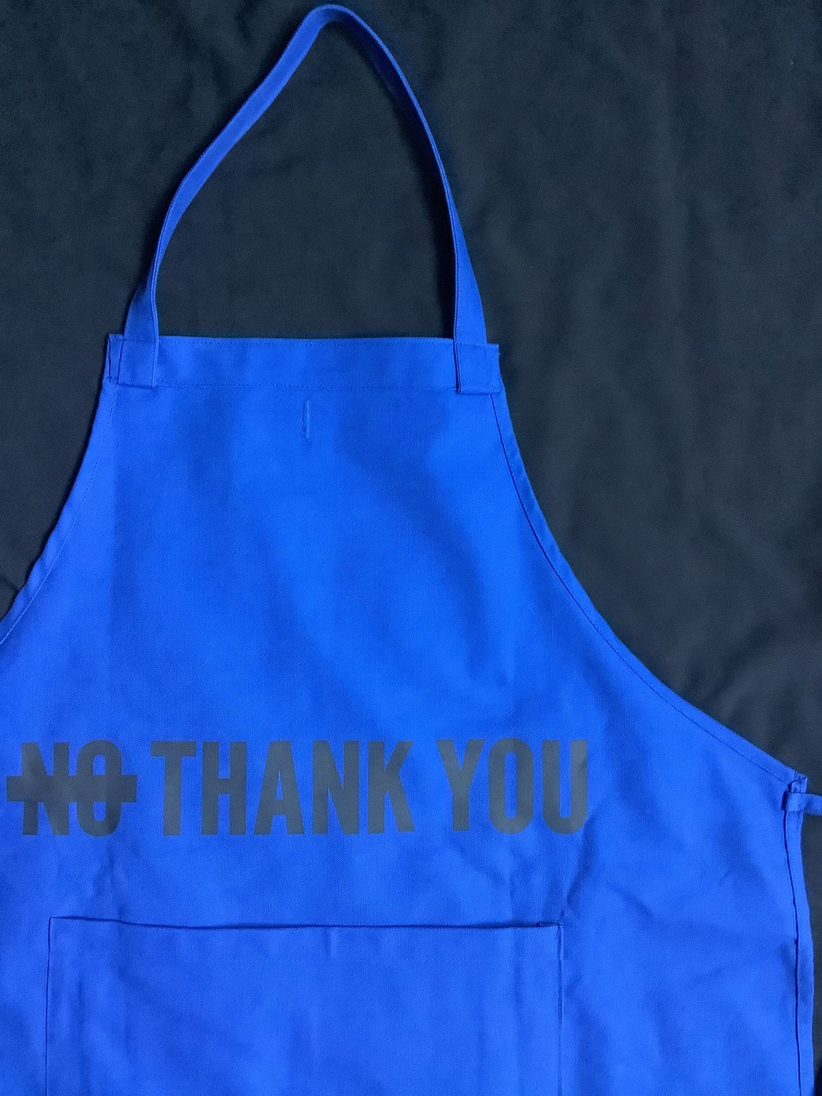 DRESSSEN DRVBLU2 REVERSIBLE APRON“YES/NO THAN