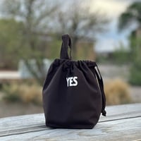 SNDB1 SMALL  DAY BAG “YES” DARK  BROWN COLOR