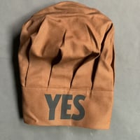 CCB1  CHEF‘S CAP   “YES”(ブラウンカラー)