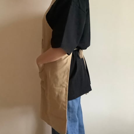 DRVL2   APRON“ビールラバー/BEER LOVER”(リバーシブル)  LATTE COLOR