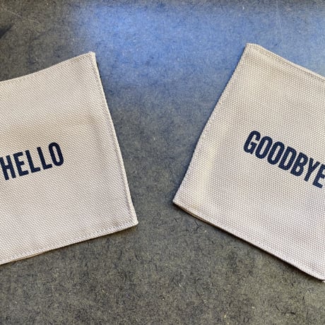 OCAB2 REVERSIBLE COASTER “HELLO/GOODBYE (LATTE COLOR)