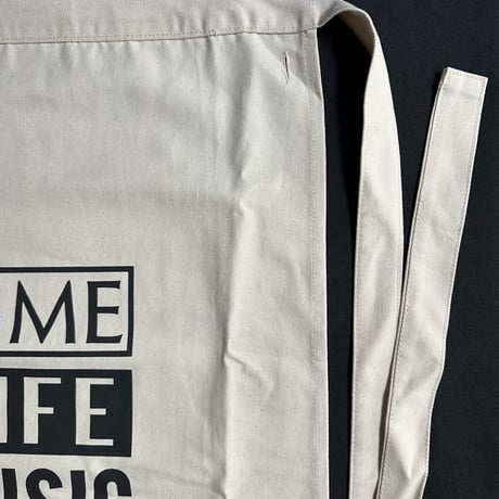DRESSSEN lower wall long  LWL7  “TIME LIFE MUSIC”   (腰巻きエプロンです)