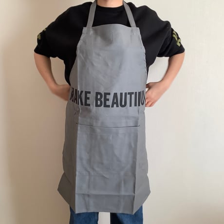DRVG11 REVERSIBLE  APRON“MAKE BEAUTIFUL/MAKE SMILE(リバーシブルエプロン)