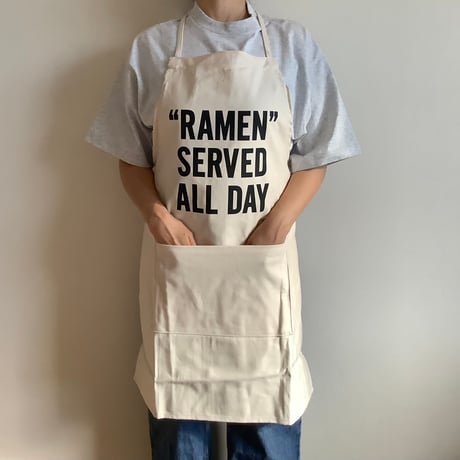 ADULT APRON #20   "RAMEN SERVED ALL DAY"