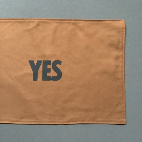 REVERSIBLE PLACE MAT REVMBR1 “YES/EATS ＆DRINKS(BROWN  COLOR)