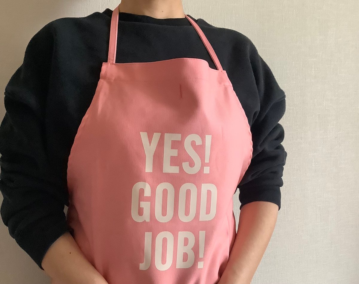DRESSSEN ドレスセン　バルミューダ　エプロン　非売品 ✴️[新発売]DRESSSEN DR(PK)2 ”YES！GOOD JOB！“ APRON