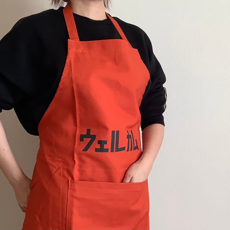 DRVNO7 REVERSIBLE APRON“ウェルカム/Welcome NEW OR