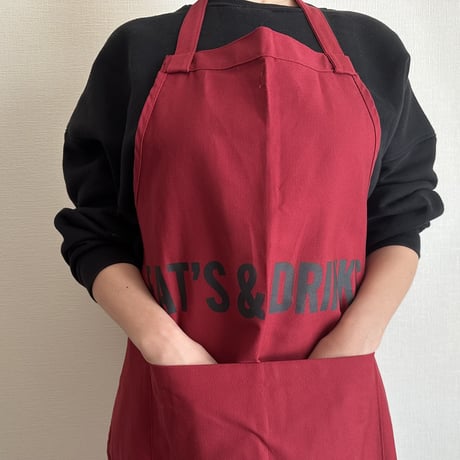 DRESSSEN  DRVBD5 REVERSIBLE  APRON“HOLIDAY/EATS ＆DRINKS ”リバーシブルエプロン)