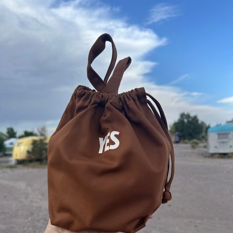 SNBR4 SMALL  DAY BAG “YES” BROWN  COLOR