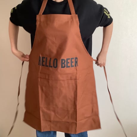 DRESSSEN  DRVBRN2 REVERSIBLE  APRON“HELLO BEER/ALL NIGHT LONG”(リバーシブルエプロン)