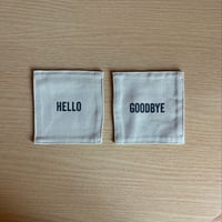 OCAB2 REVERSIBLE COASTER “HELLO/GOODBYE (LATTE COLOR)