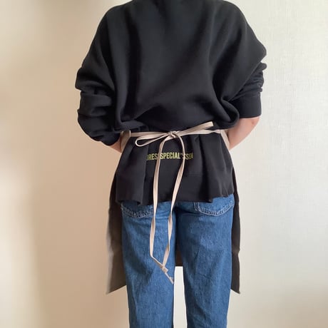 WPSB5 DAY USE W POCKET  APRON   “YOU ARE SPECIAL” SMOKY BEIGE COLOR