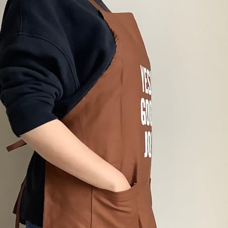 WPABNL2 DAY USE W POCKET     “YES！GOOD JOB！(生成りロゴ)