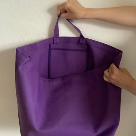 DRESSSEN  B2B6  BIG 2WAY BAG ”YES“   PURPLE COLOR
