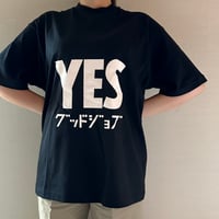 STB1 DRES“SPECIAL”SSEN    YESグッドジョブ  T-SHIRTS (生成り色ロゴ)⚫️BLACK COLOR