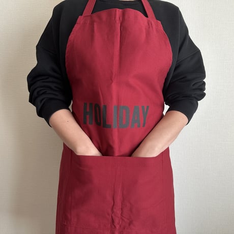 DRESSSEN  DRVBD5 REVERSIBLE  APRON“HOLIDAY/EATS ＆DRINKS ”リバーシブルエプロン)