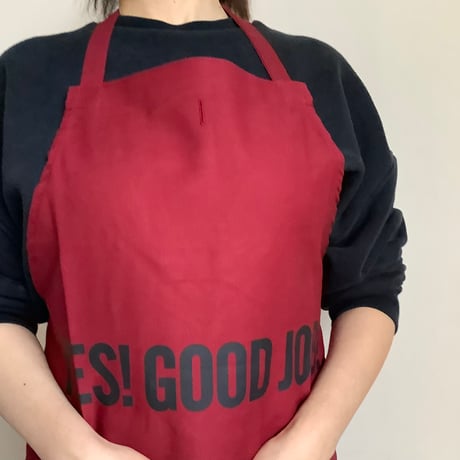 DRESSSEN  DRVBD2 REVERSIBLE  APRON“YES！GOOD JOB！/YES“ DRESSSEN ”リバーシブルエプロン)