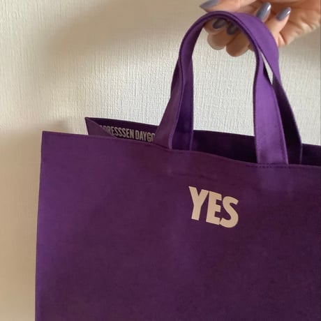 DRESSSEN  MARKET BAG [◉LARGE]  MLL4     “YES“  PURPLE COLOR