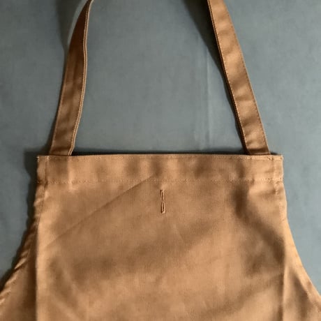 WPAB0  DAY USE W POCKET  APRON   ”NON  TITLE BROWN COLOR ”  ※こちらの商品は無地です　⭐️再入荷しました!