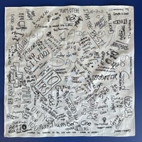 10B1  “10YEARS BANDANA “  (WHITE COLOR)
