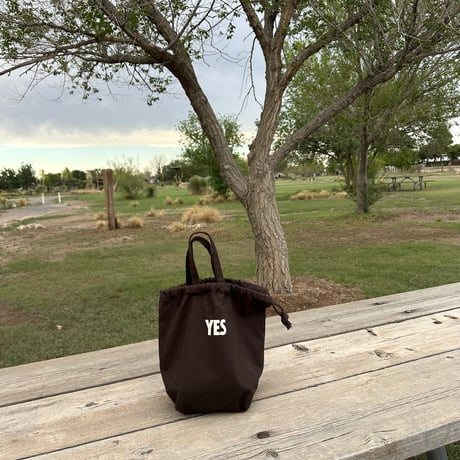 SNDB1 SMALL  DAY BAG “YES” DARK  BROWN COLOR