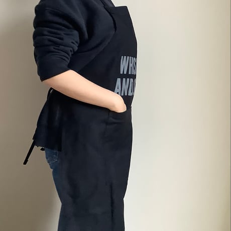 DRESSSEN  DRVBLK10 REVERSIBLE  APRON “ハイボールラバー/ WHISKEY AND SODA “(リバーシブルエプロン)