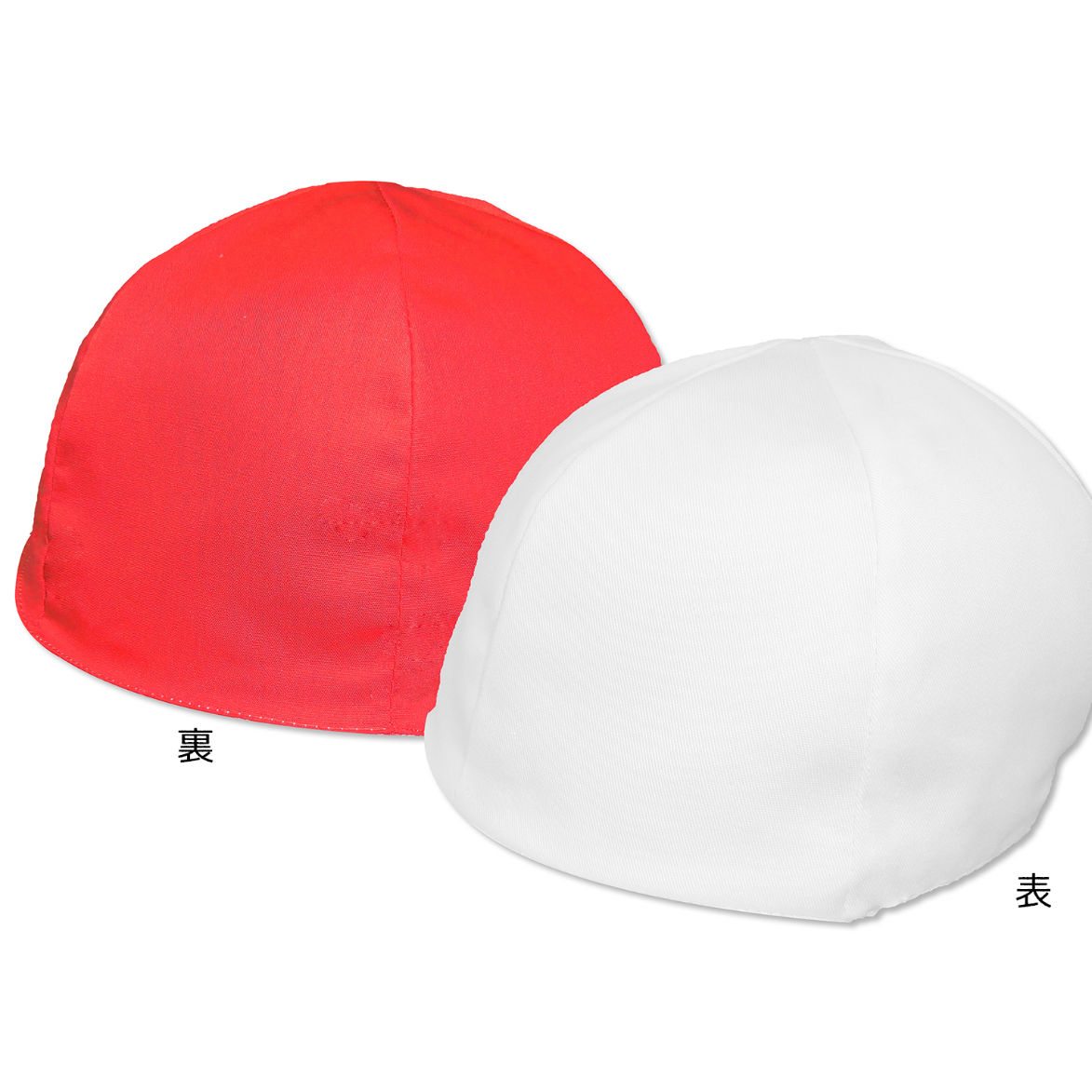 体操帽子 白赤 ツバ無し | ALPHA PLUS