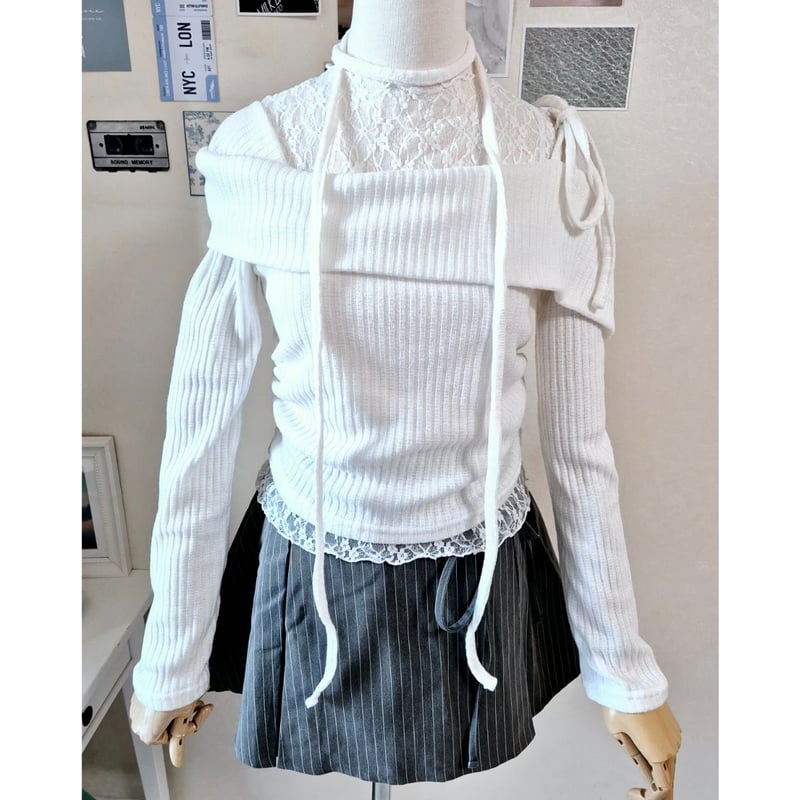 リボン② 2ハイリブラッパーリボンロングスリーブ | 4every