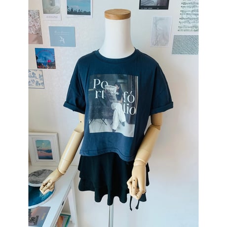 53portfolioクロップドTシャツ