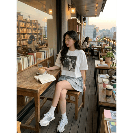 53portfolioクロップドTシャツ