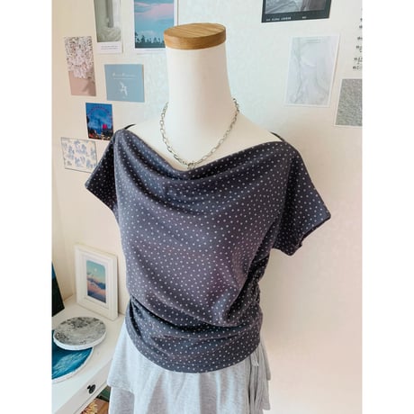 32リッチースタードレープTシャツ