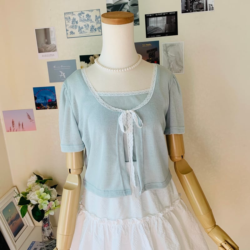 未使用!*★Rene★ピンク レースカーディガン 38 高級レース 未使用!*☆Rene☆ピンク レースカーディガン 38 高級レース