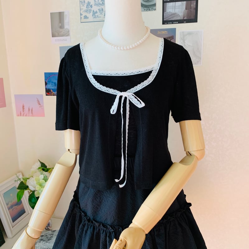 8ローズレースカーディガンセット | 4every