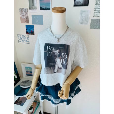 53portfolioクロップドTシャツ