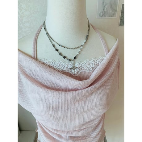 ３５レックスレースドレープTシャツ