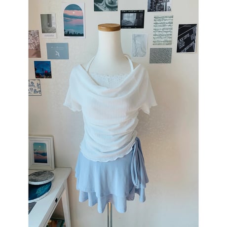 ３５レックスレースドレープTシャツ