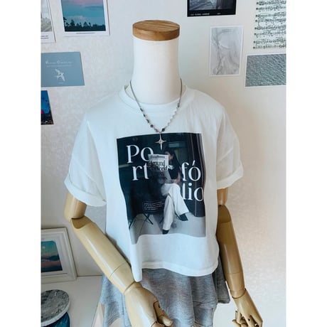 53portfolioクロップドTシャツ