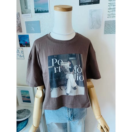 53portfolioクロップドTシャツ