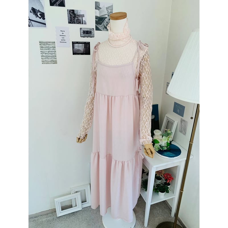 1ヨルリボンキャミワンピース | 4every