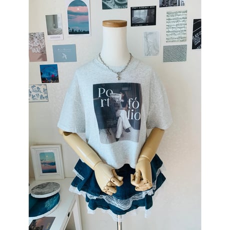 53portfolioクロップドTシャツ