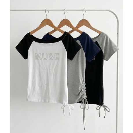 151MyTミューズラグランハーフスリーブTシャツ