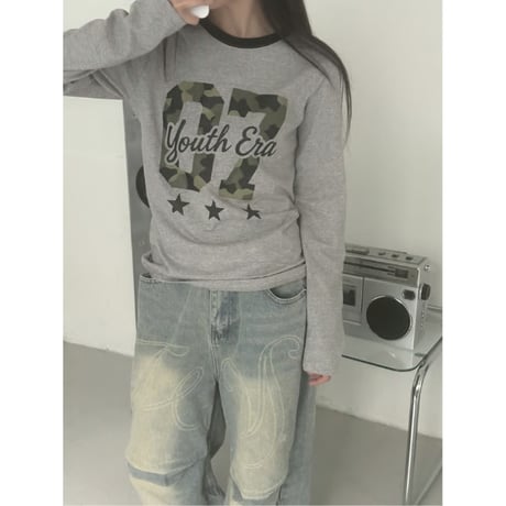 360Magentaスター07カモフラージュリンガーロンT