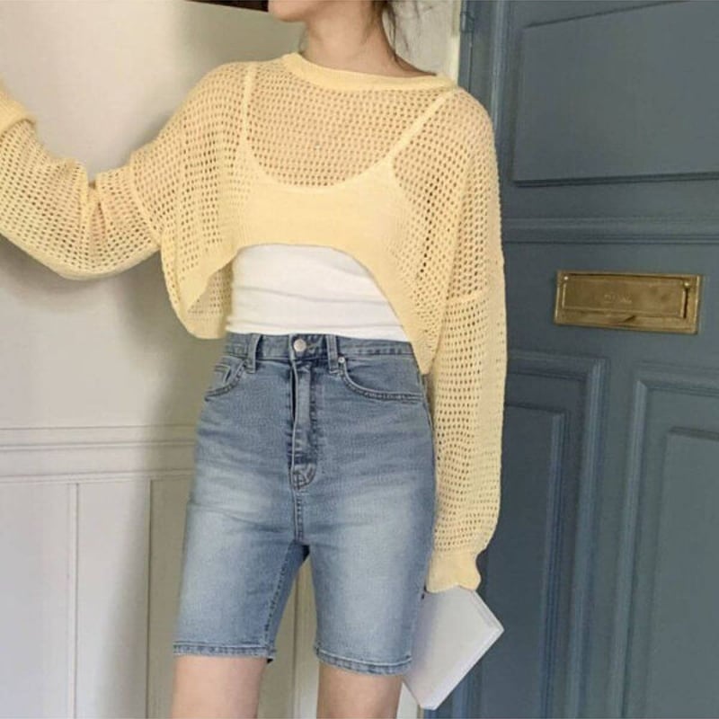 【SKOOT】GROW OP KNIT スクート フィッシュネット ニット SKOOT】GROW OP KNIT スクート フィッシュネット ニット