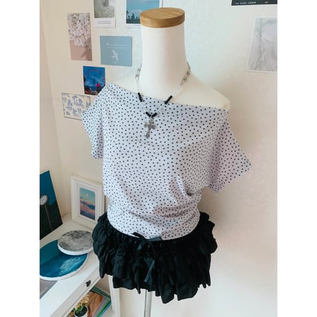 32リッチースタードレープTシャツ