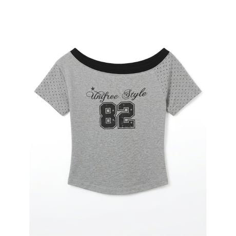 102MyTドット袖Tシャツ