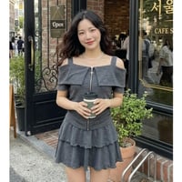 9ベラクロスハーフスリーブジップアップ