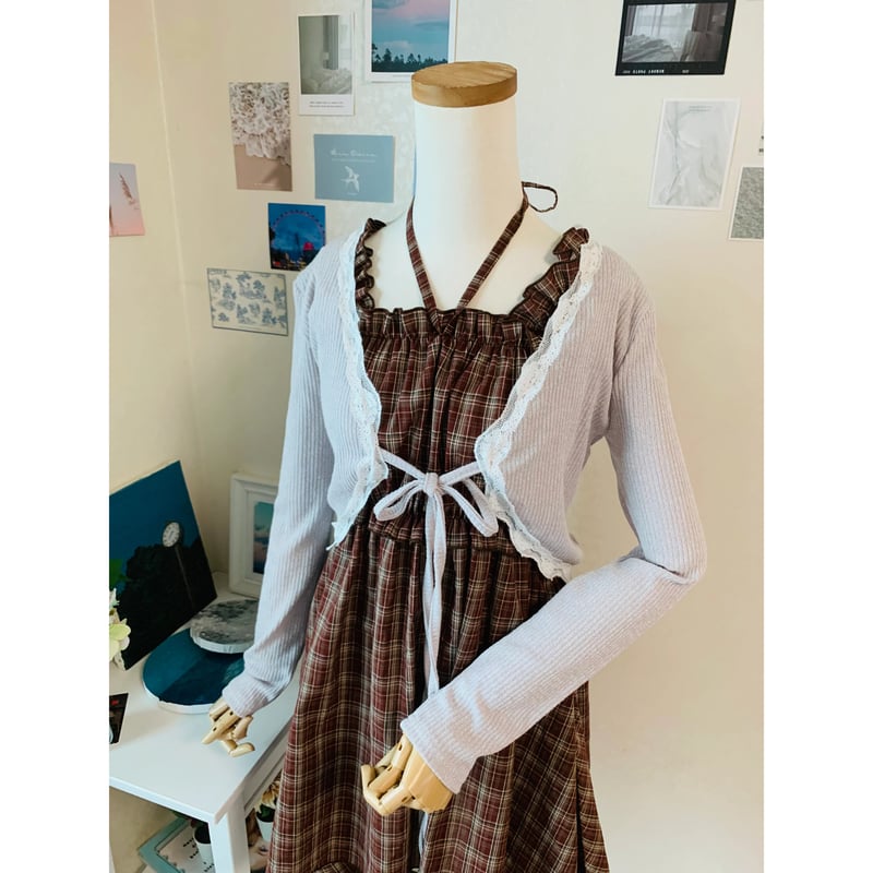 即購可Nodress レース　カーディガン　ファー　廃盤品 19ロディレースカーディガン | 4every
