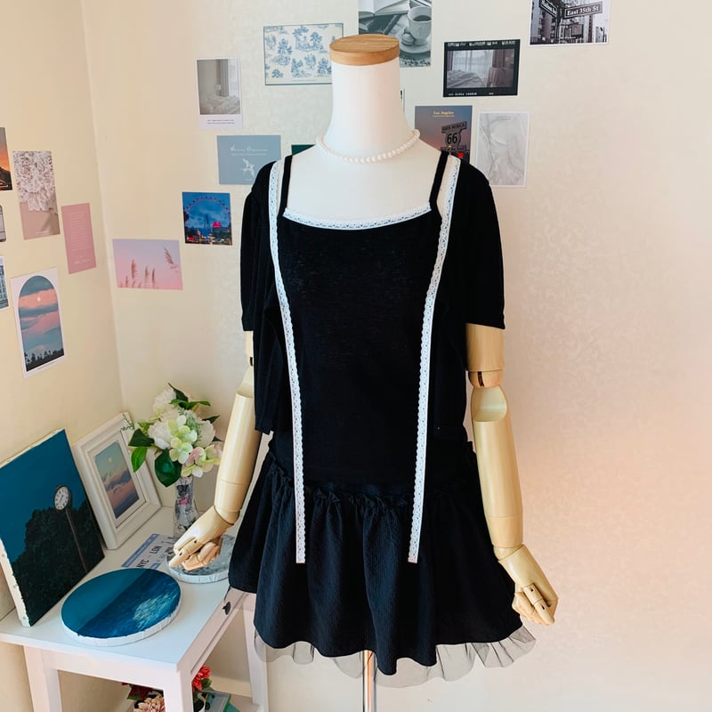 8ローズレースカーディガンセット | 4every