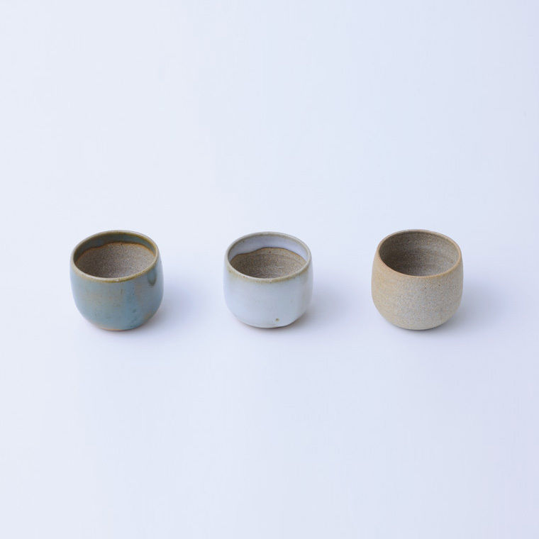 陶芸品　湯のみ　陶芸作家 備前 湯呑 伊勢崎淳 箱付き